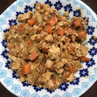 肉なし☆豆腐ジャージャー麺☆ 豆腐肉味噌